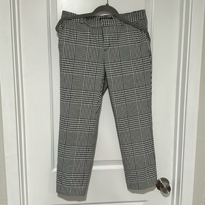Banana Republic houndstooth slim slacks
